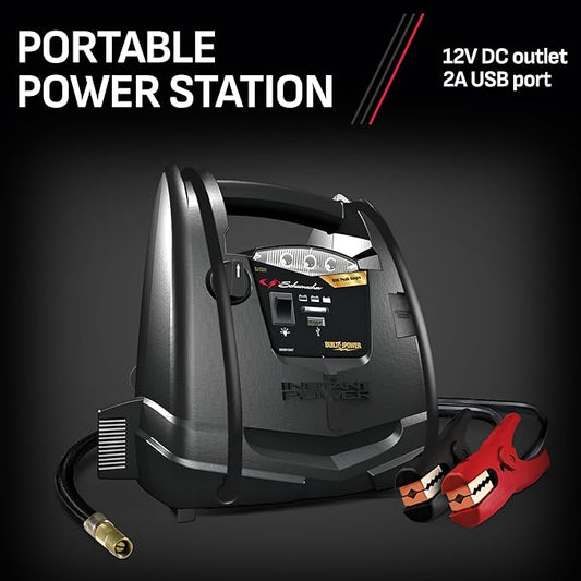 Schumacher SJ1331 800 Amp 12V DC LED Battery Portable Jump Starter