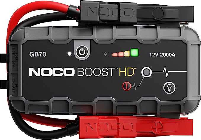 NOCO GB70 Boost HD 2000A UltraSafe Car Battery Jump Starter