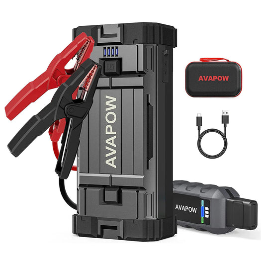 AVAPOW A18 Car Battery Jump Starter 2000A Peak Battery Capacity