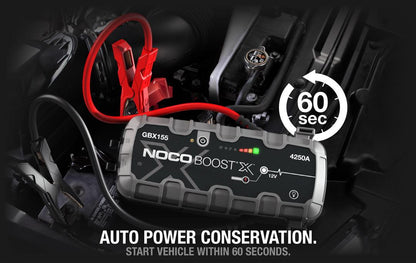 NOCO GBX155 Boost X 4250A 12V UltraSafe Portable Lithium Jump Starter